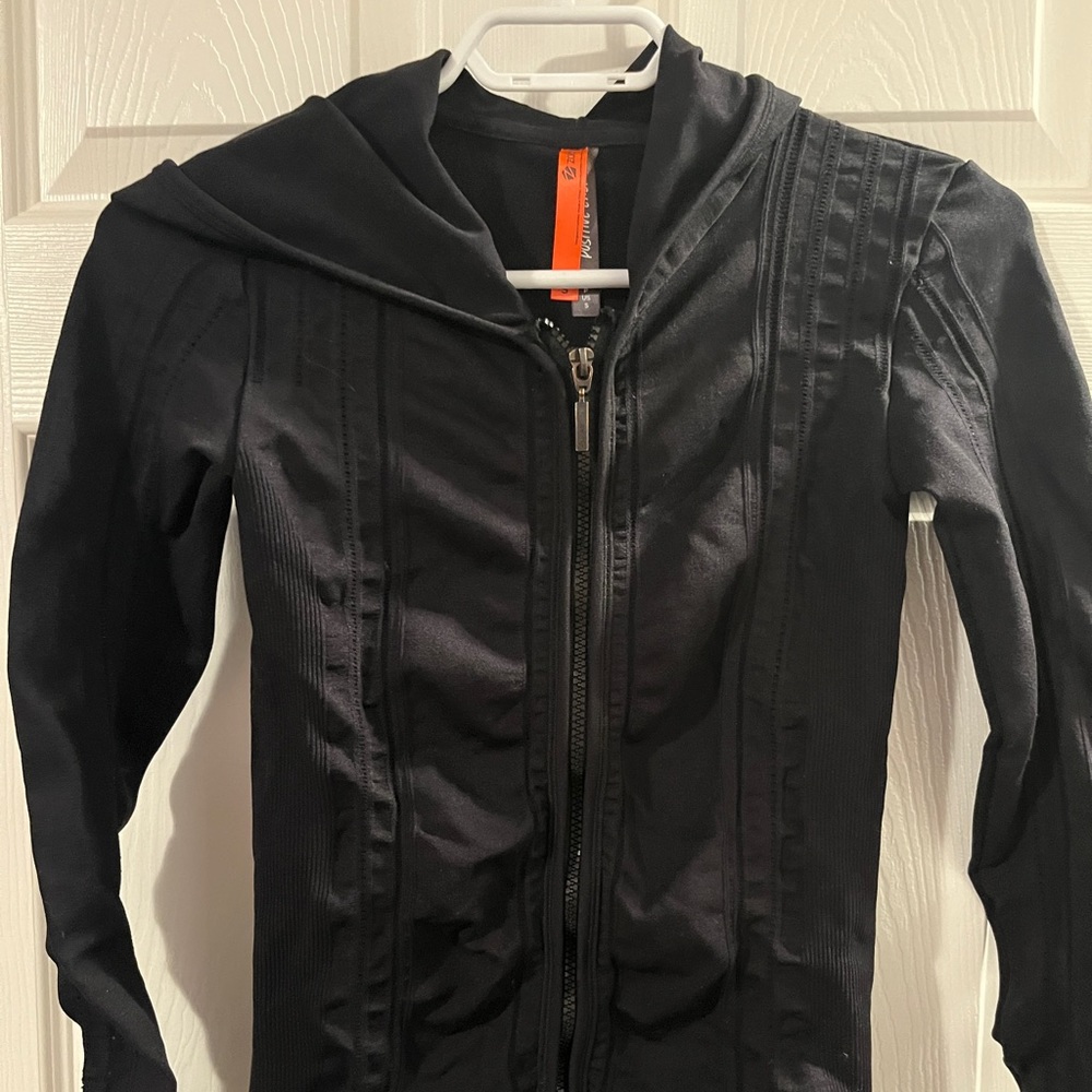 Size small black zip up sweater